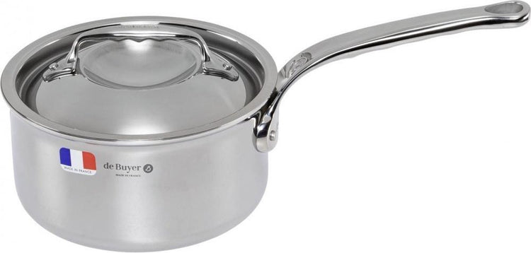 Debuyer de buyer affinity steelpan met deksel - ø 16cm - rvs