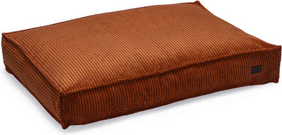 Designed by lotte ribbed - hondenkussen - terracotta - 100x70x15 cm