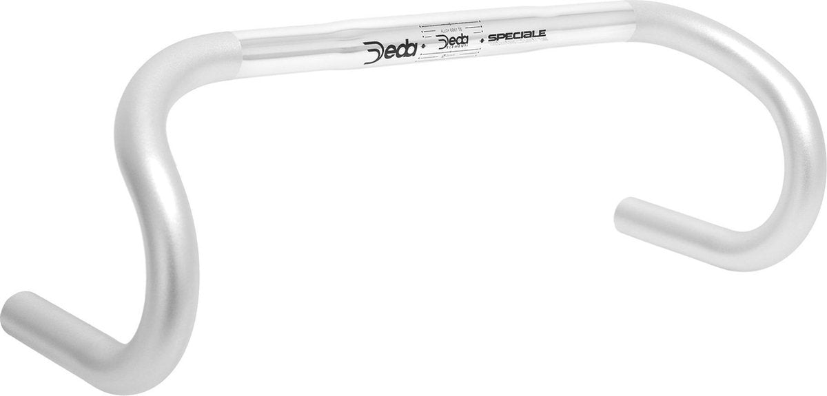 Deda stuur speciale 44cm voor 26mm shallow zilver