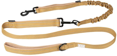 Explor duvoplus ultimate fit leiband 2in1 classic voor honden 180cm-25mm honey gold one size