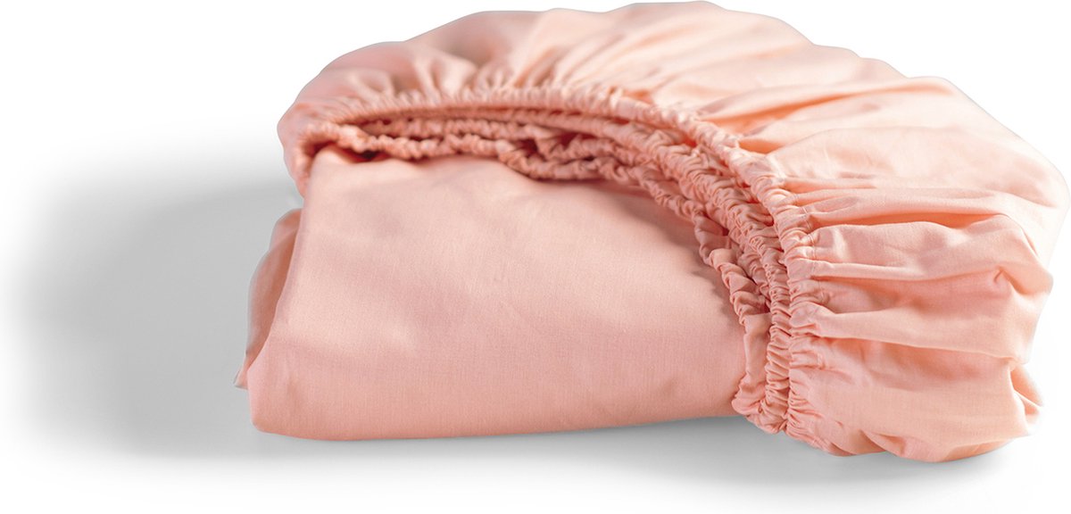 Cinderella - weekend - hoeslaken - 100% katoen - tot 25 cm matrashoogte - 90x210 cm - soft terra