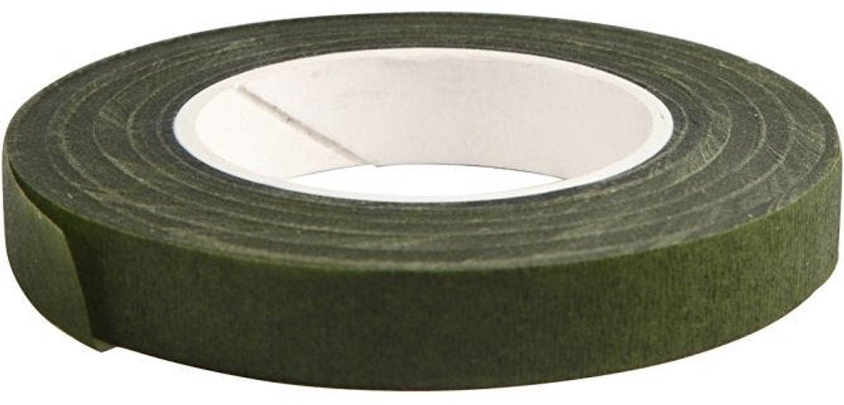 Creativ company https: www.cchobby.nl floral-tape-b-12-mm-donkergroen-27-m-1-rol