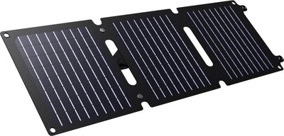 Trust zuny 20w draagbaar zonnepaneel – mobiele solar opalder voor smartphone, tablet powerbank - zwart