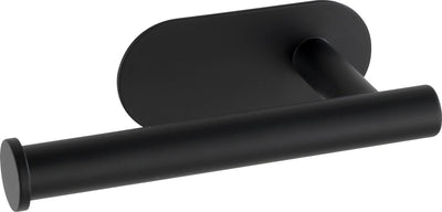 Wenko turbo-loc® toiletrolhouder orea rvs zwart mat - wc rolhouder - bevestigen zonder boren - zelfklevend - 10 jaar garantie