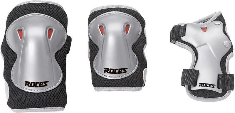 Roces – super skatebescherming 3-pack – kinderbescherming – grijs – maat s