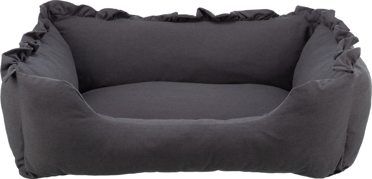 Trixie - hondenmand amelie - hoekig - donkergrijs - 80x60 cm