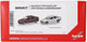 Herpa renault laguna, rood wit (minikit 2 st.)