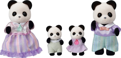 Sylvanian families familie panda 5529 - fluweelzachte speelfiguren