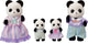 Sylvanian families familie panda 5529 - fluweelzachte speelfiguren