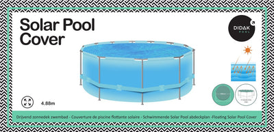 Didak pool solar cover rond - 4,88 m