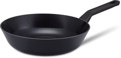 Brabantia onyx r ns wokpan ø 28cm – 100% pfas vrij – inductie geschikt- hittewerende ergonomische greep- keramische anti-aanbaklaag – zwart