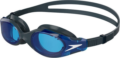 Speedo hydrosity 2.0 zwembril - duikbril voor volwassenen - anti condens uv-bescherming - verstelbare band - grijs blauw