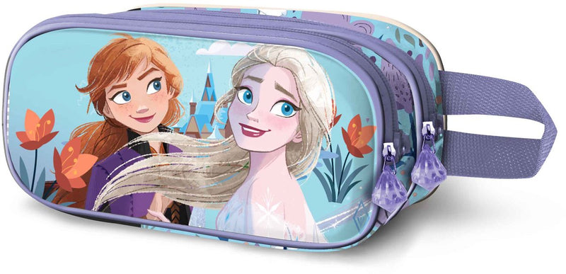 Karactermania - disney - frozen 2 -potloden etui - pennenetui - dubbele rits - frozen 2 lente