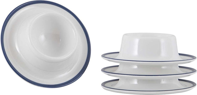 Gimex - linea line - eierdop - blauw - 4 stuks