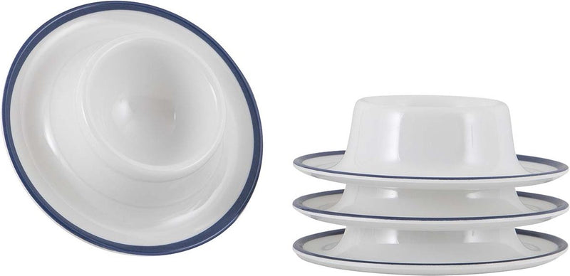Gimex - linea line - eierdop - blauw - 4 stuks