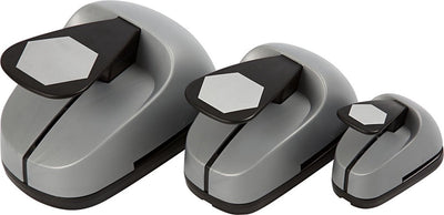 Creotime ponsen set, zeskant, 25+49+75 mm, 3 stuk, 1 doos