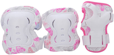 Tempish stryker skate pads kids 3-pack pink xs