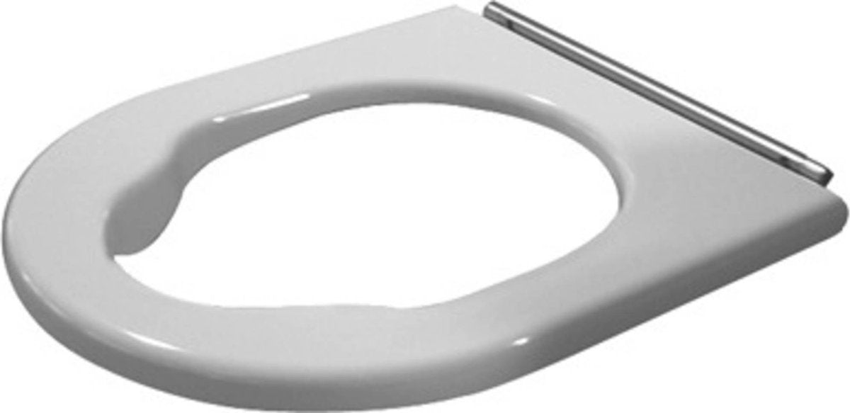 Duravit starck 3 vital wc-zitting - 40.4x35x4.6cm - compact - kunststof - wit glanzend