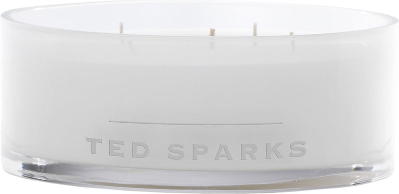 Ted sparks - geurkaars balthazar - 50 branduren - 6 lonten - luxe verpakking - fresh linen