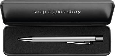 Pelikan balpen snap metallic k10 zilver metal case