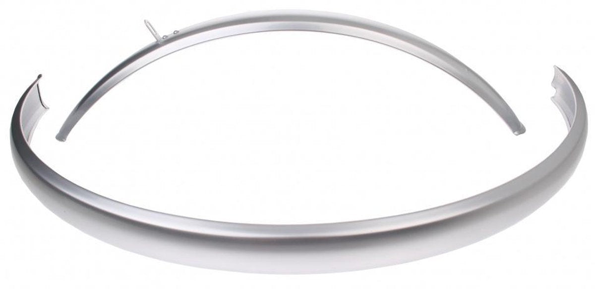 Stel spatborden 24 alu cpl. ATB zilver