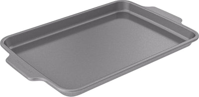 Kitchenaid bakplaat 33x22,5cm - pfas-vrije antikleeflaag - gealuminiseerd staal - ovenbestendig tot 230°c - grijs