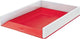 Leitz wow brievenbak - rood wit