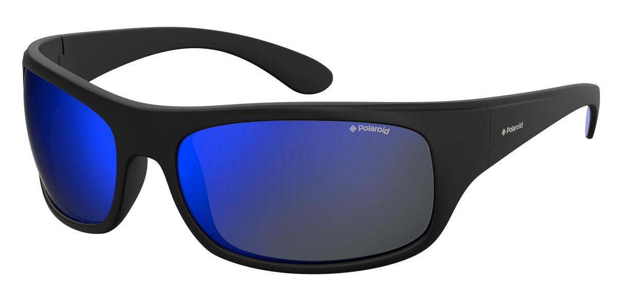 Polaroid 7886zonnebril mat zwart unisex