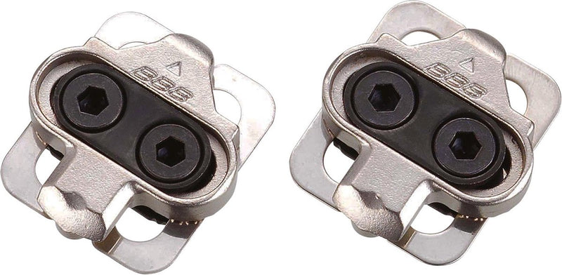 Bbb cycling spd schoenplaatjes - click go - compatibel met alle spd fietsschoenen en pedalen - 4° speling - mtb schoenplaatjes shimano - bpd-01