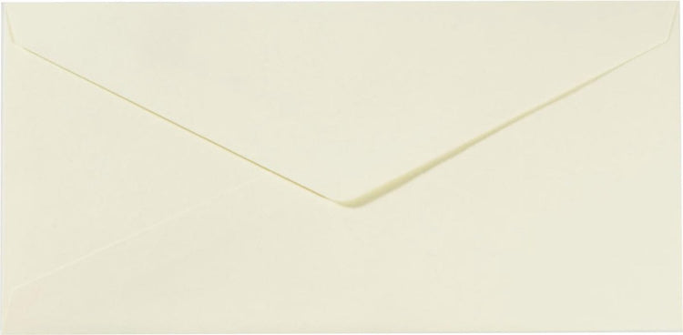 Florence enveloppen van stevige kwaliteit, ivoor groot rechthoek, 25 stuks, 11.5 x 22.5 cm