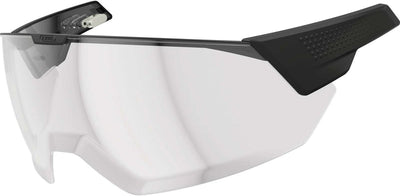Abus magneticvisor voor de fietshelm hyp-e - en de varianten ace en bl.ace - magnetisch helmvizier beschermt tegen weer en wind - fietshelmaccessoire - maat s m, clear