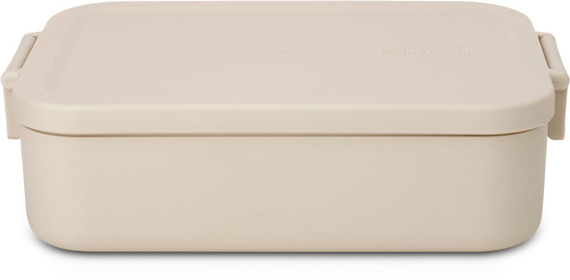 Brabantia make take lunchbox broodtrommel - medium - kunststof - soft beige