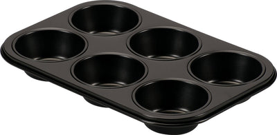Basic culinair muffinvorm 12 cups – pfas-vrije bakvorm – carbon staal – voor cupcakes en muffins