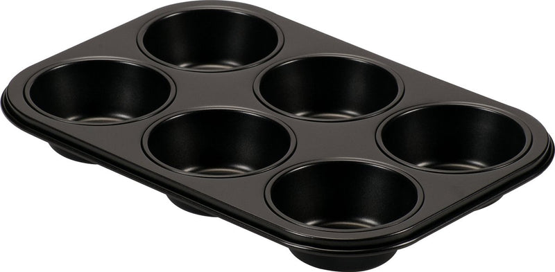 Basic culinair muffinvorm 12 cups – pfas-vrije bakvorm – carbon staal – voor cupcakes en muffins