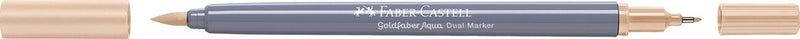 Faber-castell - duo aquarel marker - goldfaber - zand 281 - brush 0,6mm - fc-164681