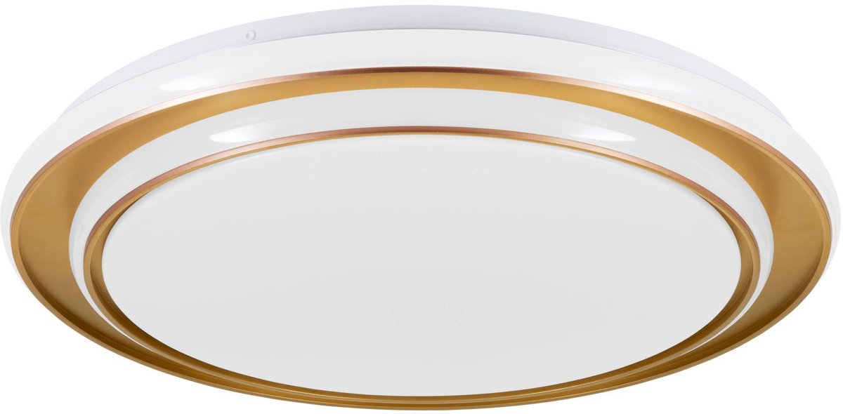Eglo moschetta plafondlamp - ø 49 cm - goud wit - instelbaar wit licht (warm, neutraal en daglicht)