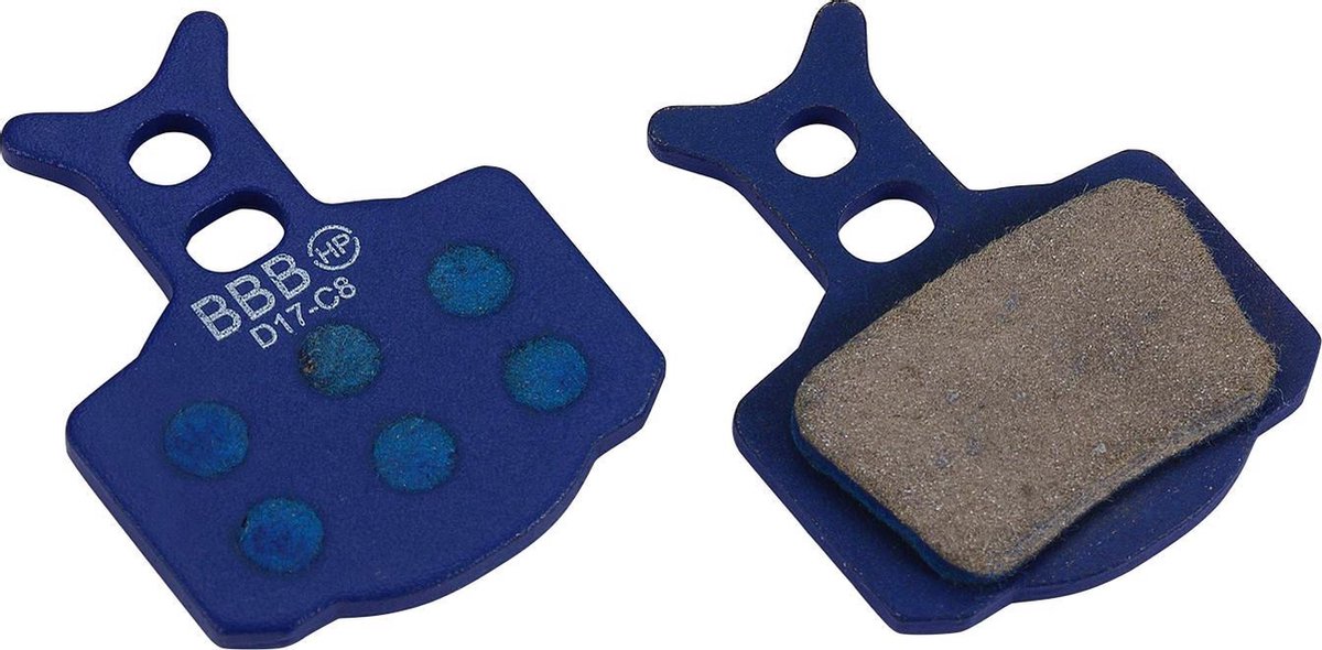 Bbb cycling remblokken discstop compatibel met formula mega schijfremmen bbs-67 - blauw