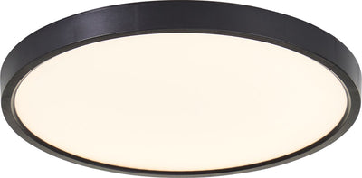 Brilliant galo - plafondlamp - led 20w 2600lm - 3000k - 30cm - zwart
