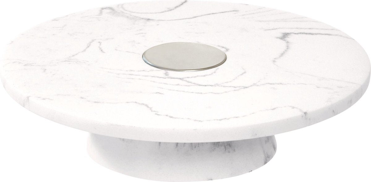 Idesign - dakota vanity tray - marmer - wit