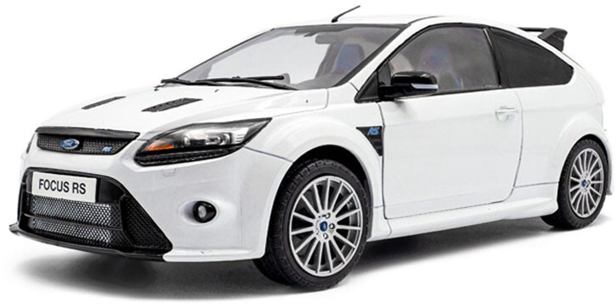 Solido ford focus rs mk2 pack rs plus '09, wit (frozen white) schaal 1:18