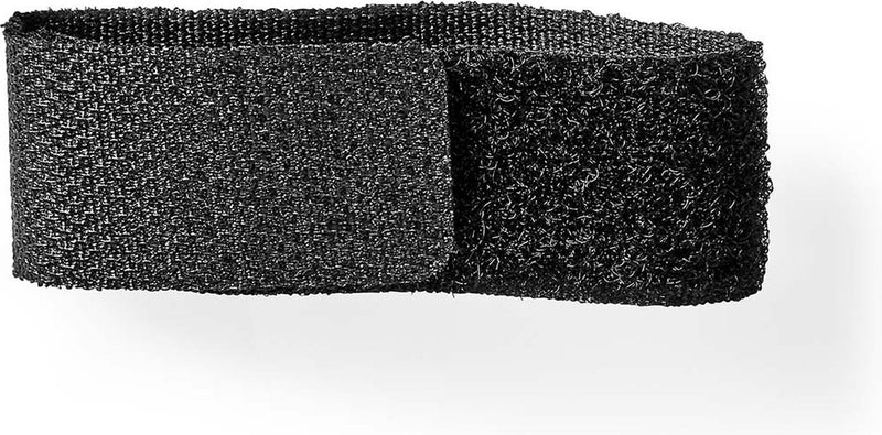 Nedis kabelmanagement - klittenband - vergrendeld - 6 stuks - nylon - zwart