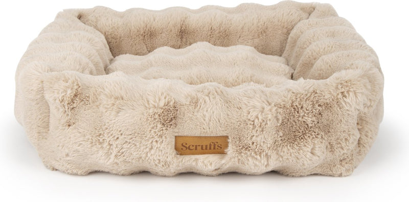 Scruffs - alpine box bed - hondenmand - champagne - large 75 x 60 cm l