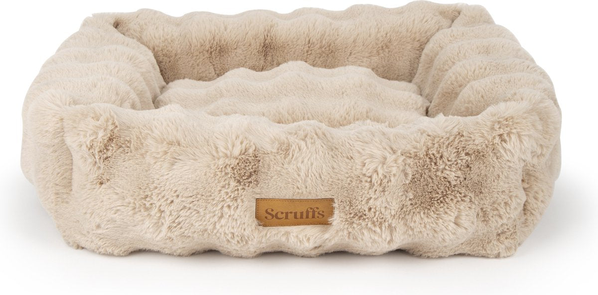 Scruffs - alpine box bed - hondenmand - champagne - x-large 90 x 70 cm