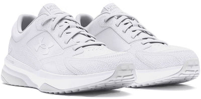 Under armour ua edge lthr-wht heren sportschoenen - wit - halo grijs