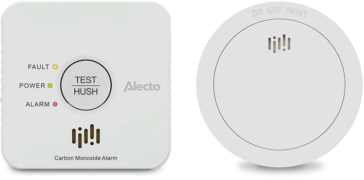 Alecto sdx04 brandmelder veiligheidsset - rookmelder sd1030 + koolmonoxidemelder coa1920 - voldoet aan europese normen