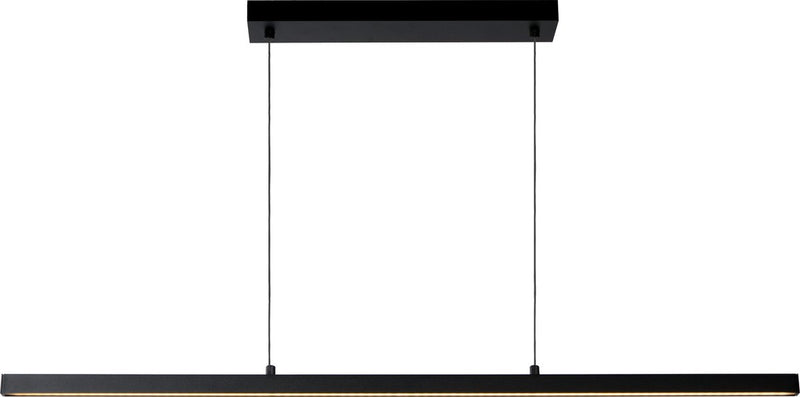 Lucide sigma - hanglamp - led dimbaar - 1x36w 2700k - zwart