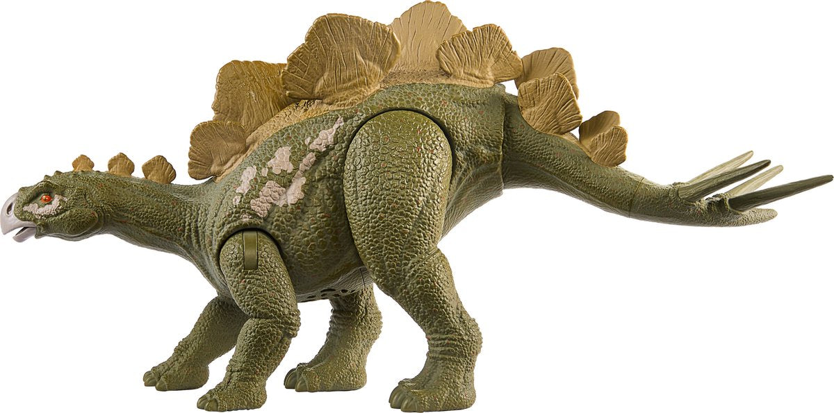 Jurassic world wild brullende hesperosaurus - dinosaurusspeelgoed