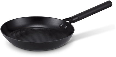 Brabantia patron koekenpan - ø 24cm - duurzame pan met luxe design handgreep - 100% pfas vrij - keramische antiaanbaklaag - inductie koekenpan - zwart