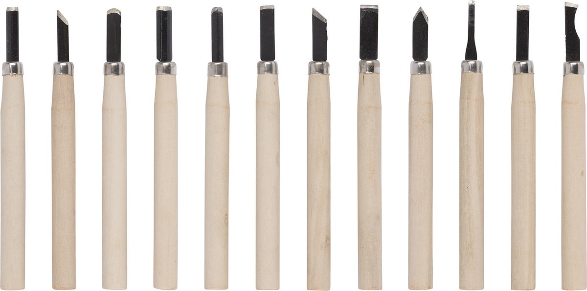 Kreator - hand tools - krt461002 - mini-houtbeitel - 135mm - 12 st.