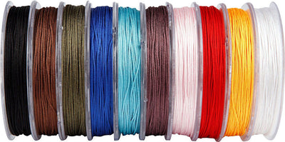 Creativ Company Polyester koord dikte 1 mm diverse kleuren 10x50 m 1 doos